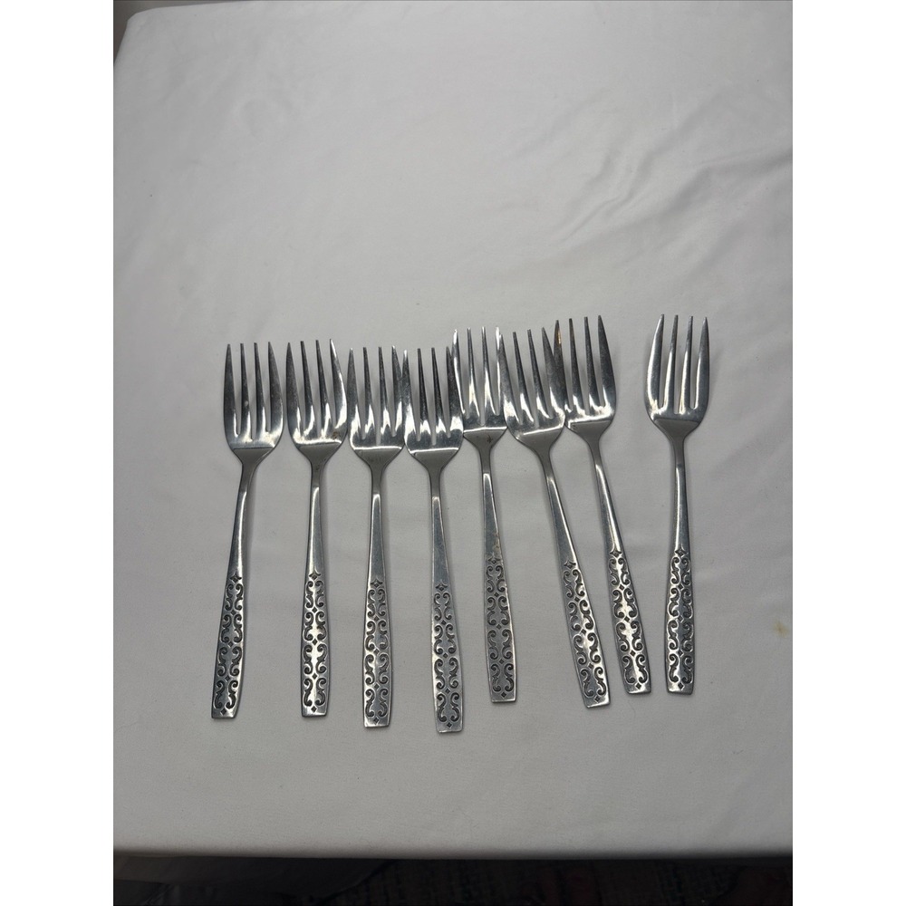 MCM National Stainless Valinda (Cadiz) 8-Salad Forks